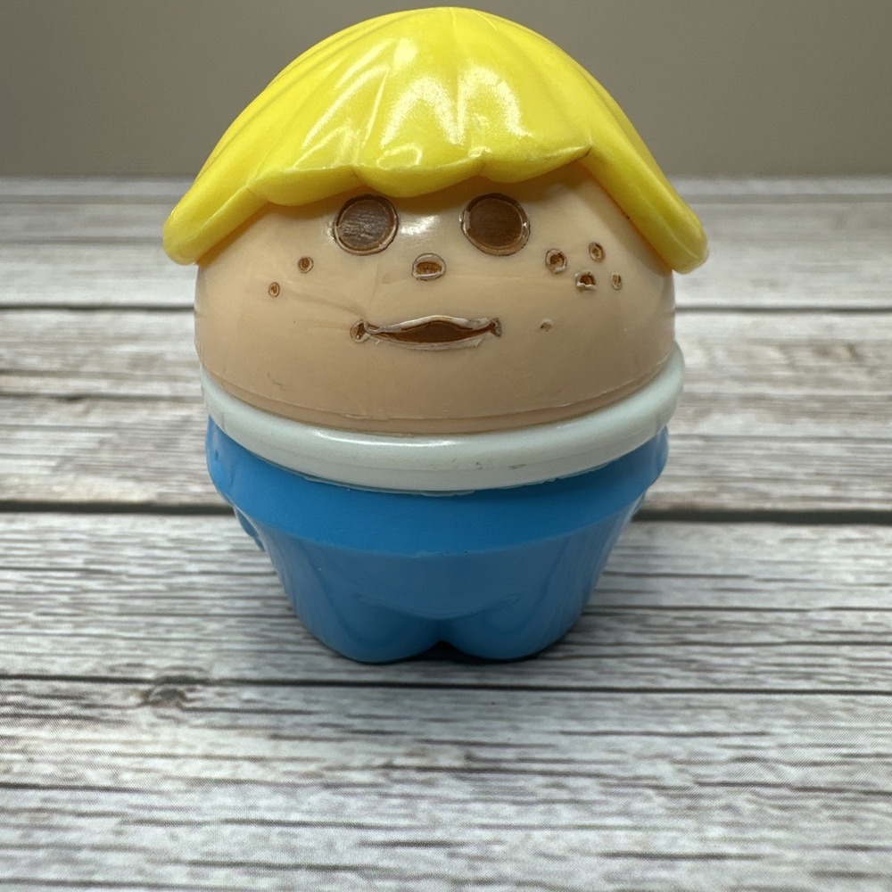Vintage Little Tikes Toddle Tots‎ Boy in Blue Figure Chunky